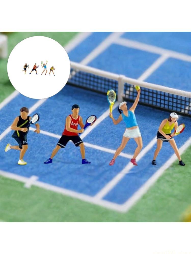 Badminton Player - QX2E 1:64 Scale Miniature Figure Realistic