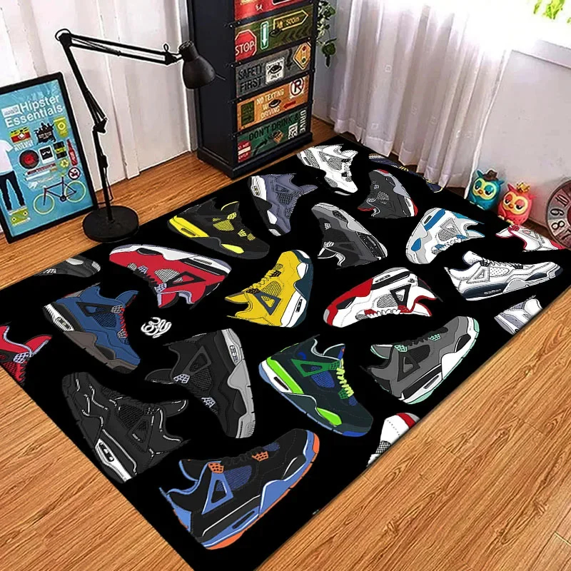 Badminton Zone - Fashion Basketball Shoes Sneakers Logo Print