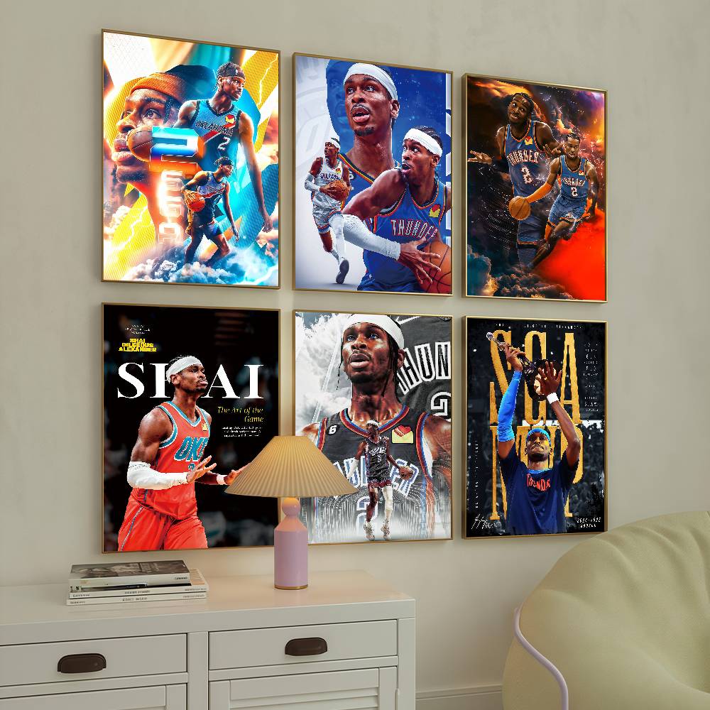 Badminton Zone - Basketball Star S-Shai G-Gilgeous Alexander Poster