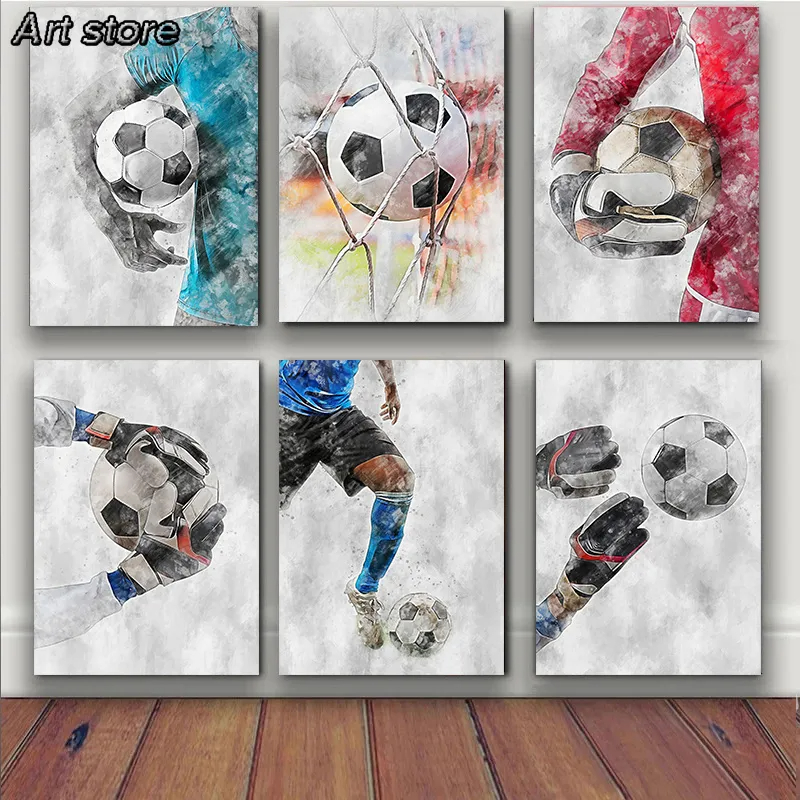 Badminton Zone - Football Basketball Poster Canvas Painting Modern