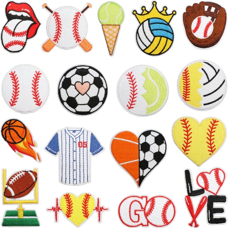Badminton Icon - Sports Baseball Soccer Tennis Football Iron-on