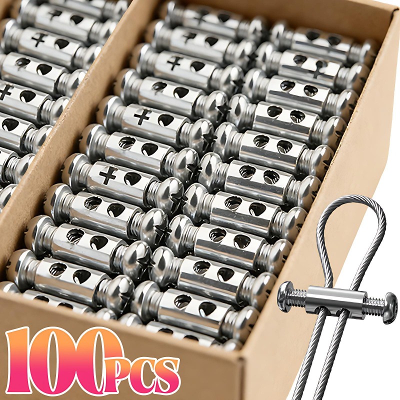 10-100Pcs Adjustable Wire Rope - đánh giá và giá String Tension Clip