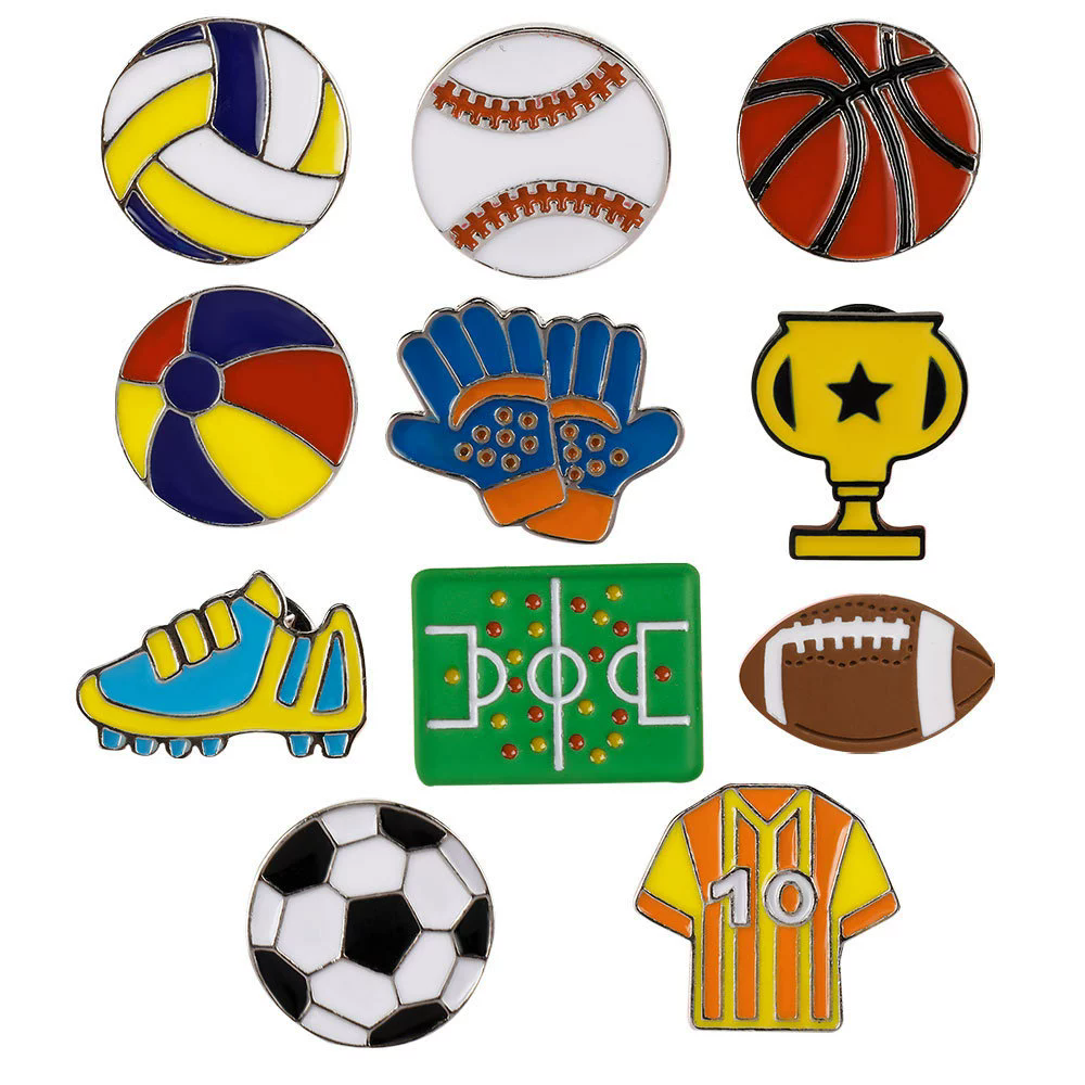 Creative Ball Games Enamel Pin - đánh giá và giá Badminton Icon