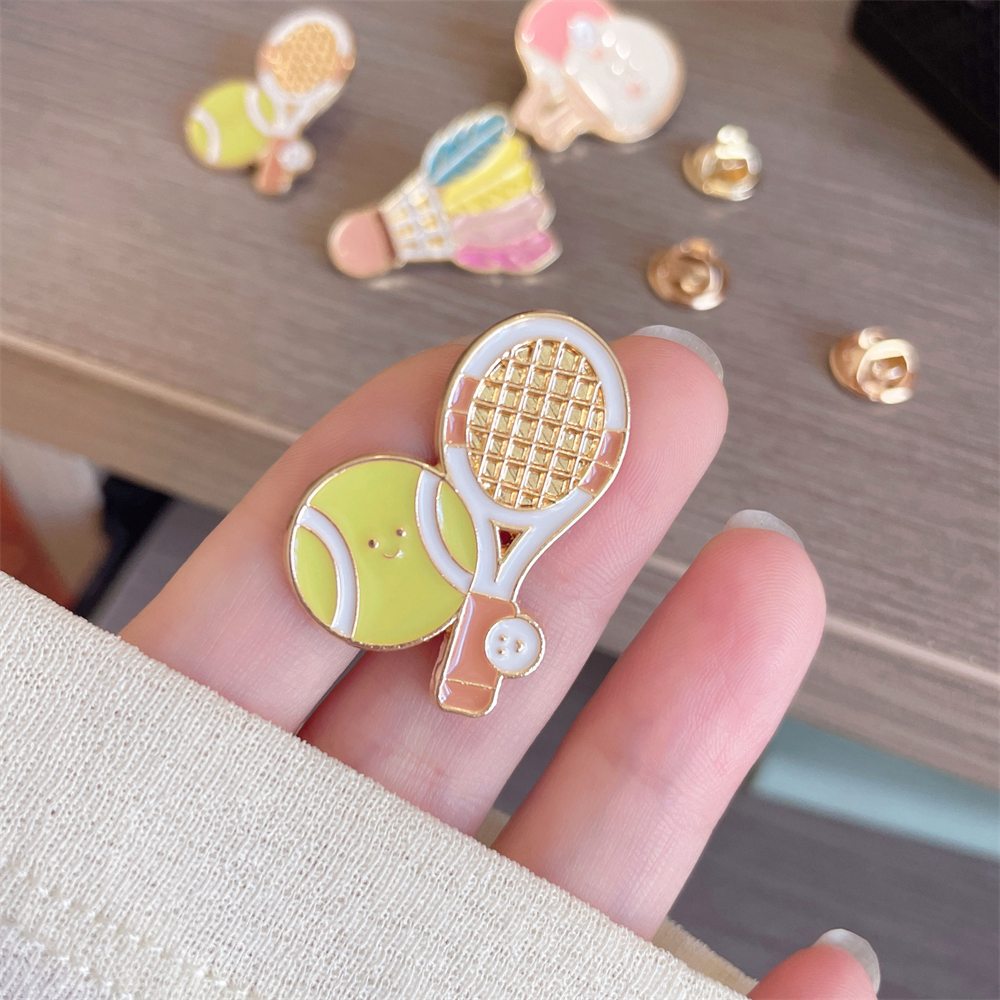 Zinc Alloy Brooches Stylish Ba - đánh giá và giá Badminton Icon
