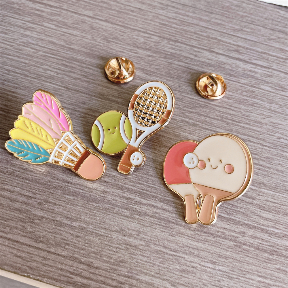 Zinc Alloy Brooches Stylish Ba - đánh giá và giá Badminton Icon