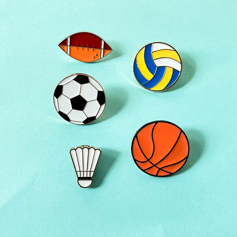Cartoon Sports Ball Brooches S - đánh giá và giá Badminton Icon