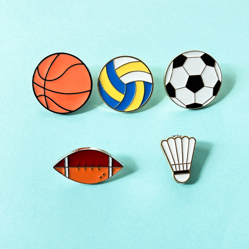 Cartoon Sports Ball Brooches S - đánh giá và giá Badminton Icon