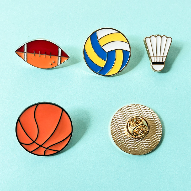 Cartoon Sports Ball Brooches S - đánh giá và giá Badminton Icon