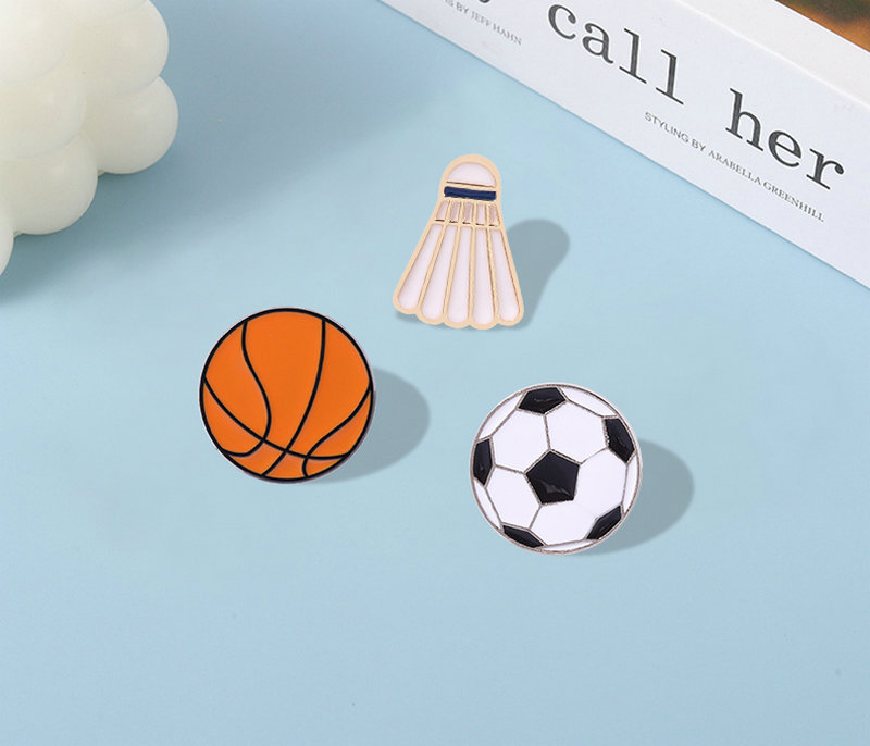 Fashion Sports Enamel Pin Badg - đánh giá và giá Badminton Icon