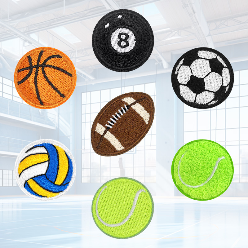 5pc Embrioidered Football Tenn - đánh giá và giá Badminton Icon