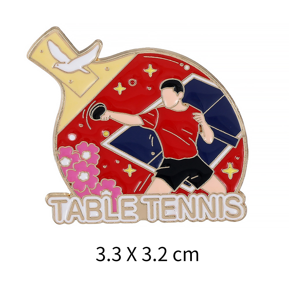 Sports Enthusiast Badge Pin fo - đánh giá và giá Badminton Icon
