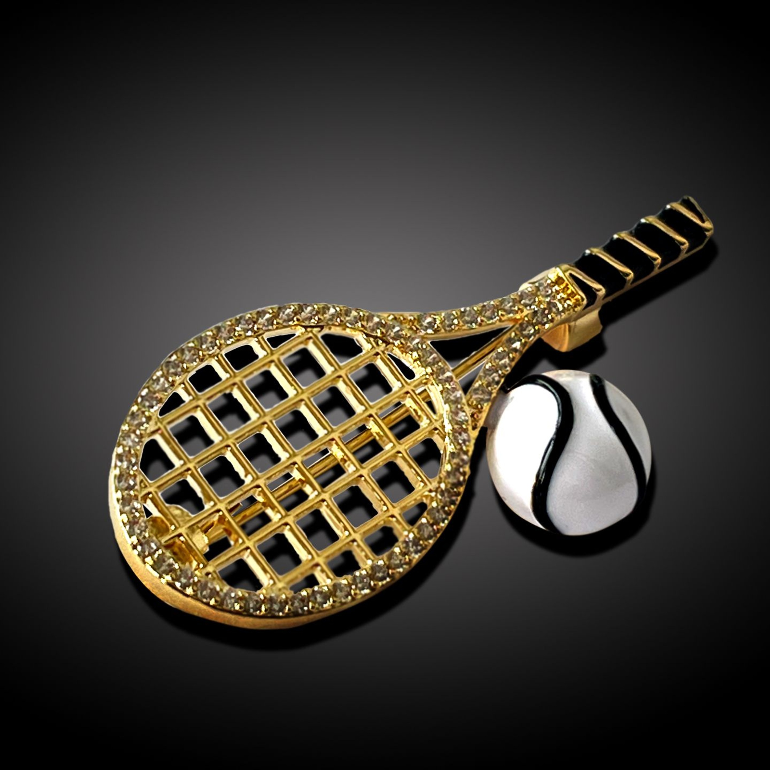 Classic Rhinestones Tennis Rac - đánh giá và giá Badminton Icon