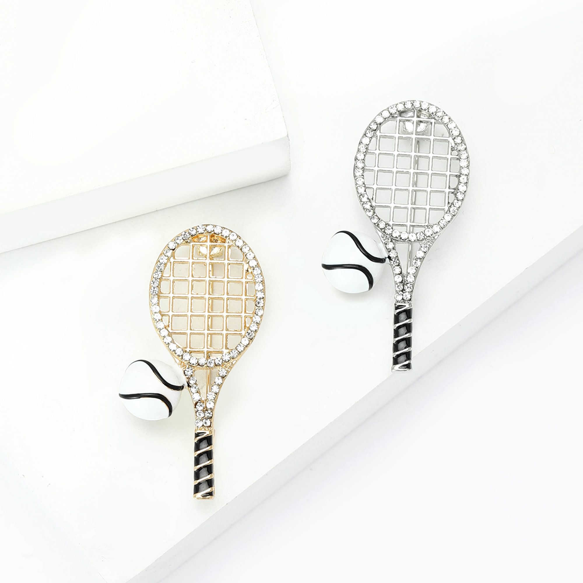 Classic Rhinestones Tennis Rac - đánh giá và giá Badminton Icon