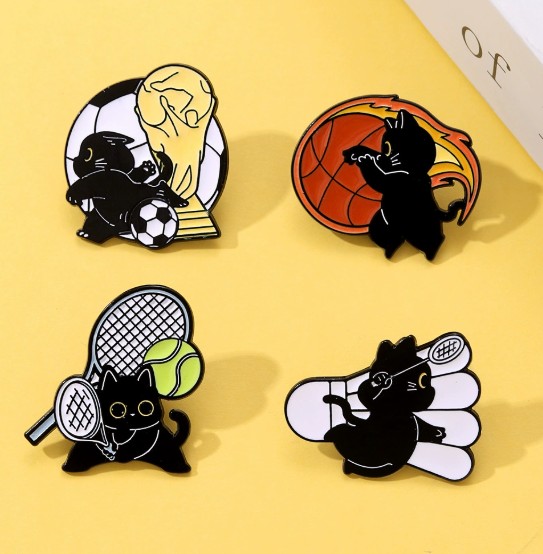 Sports Black Cat Brooch Badmin - đánh giá và giá Badminton Icon