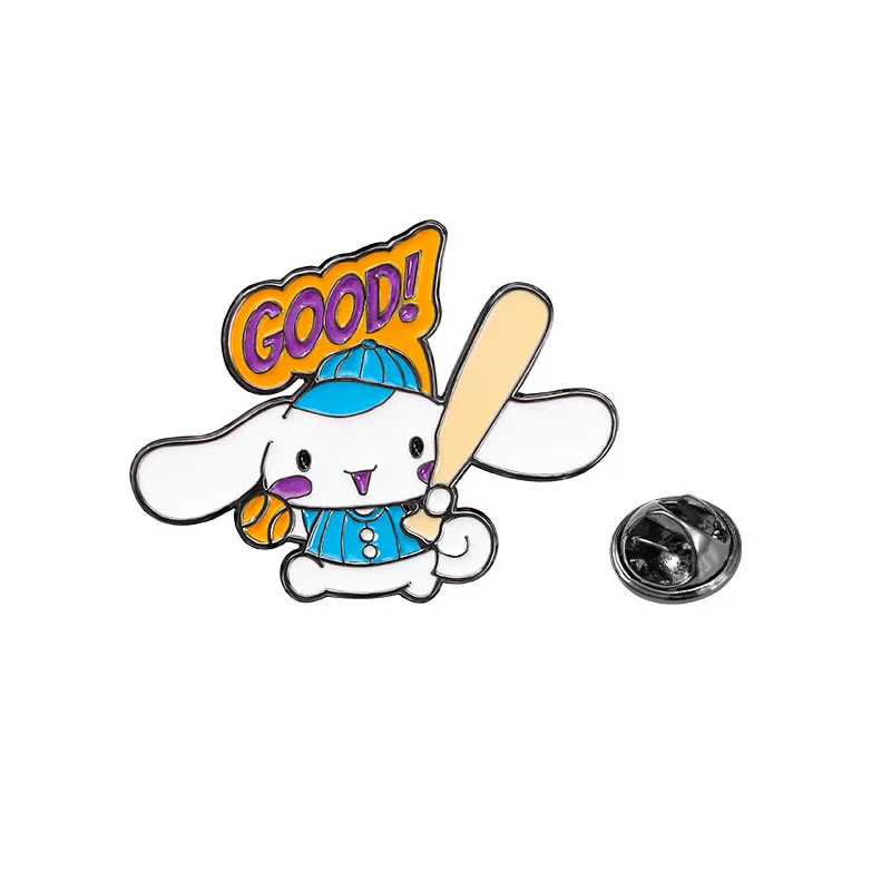 Cartoon Sanrio Metal Badge Stu - đánh giá và giá Badminton Icon