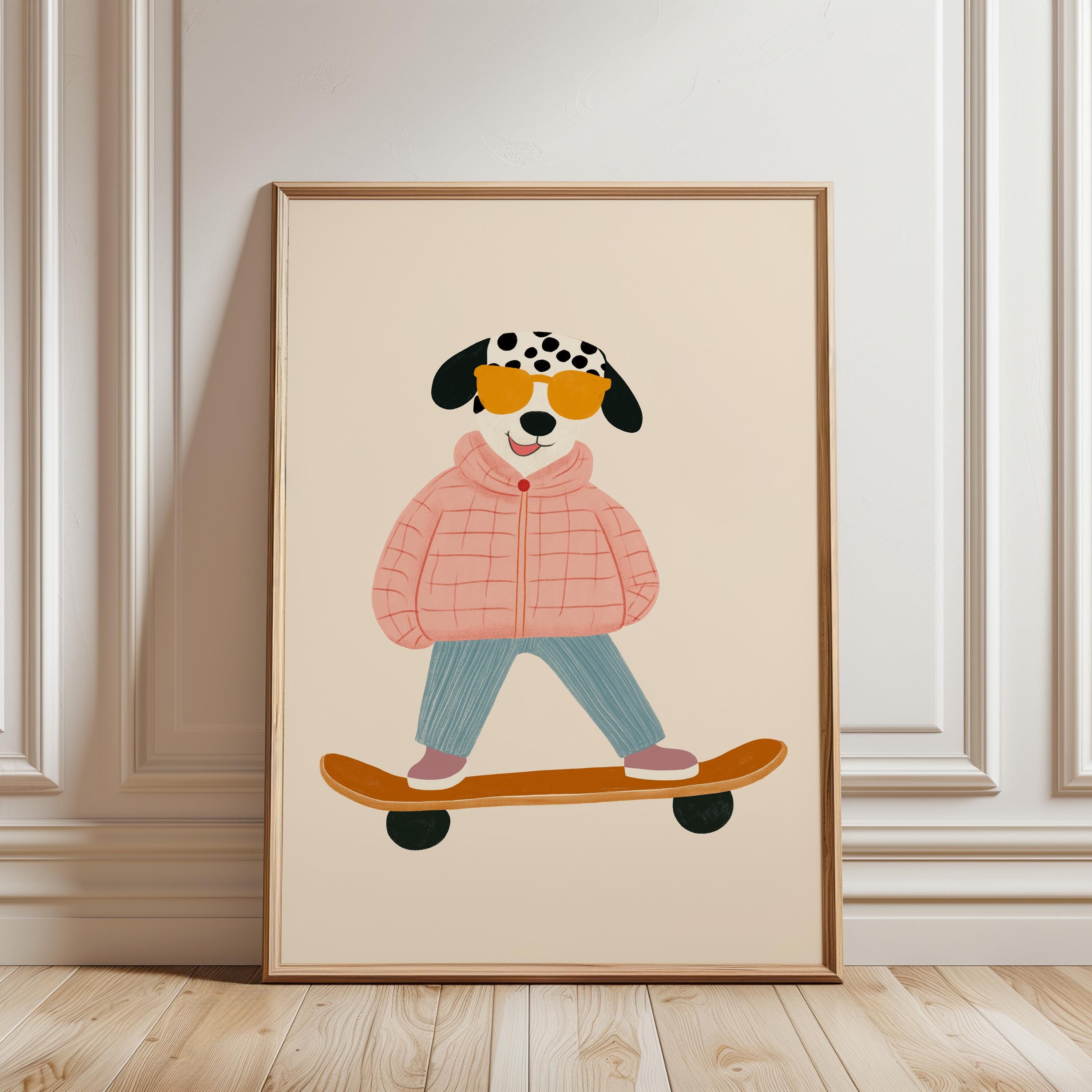 Sports Cool Skateboarding Dog  - đánh giá và giá Badminton Zone